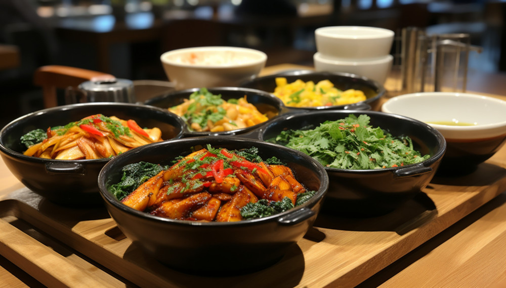 Trois plats végétariens à la Nippone